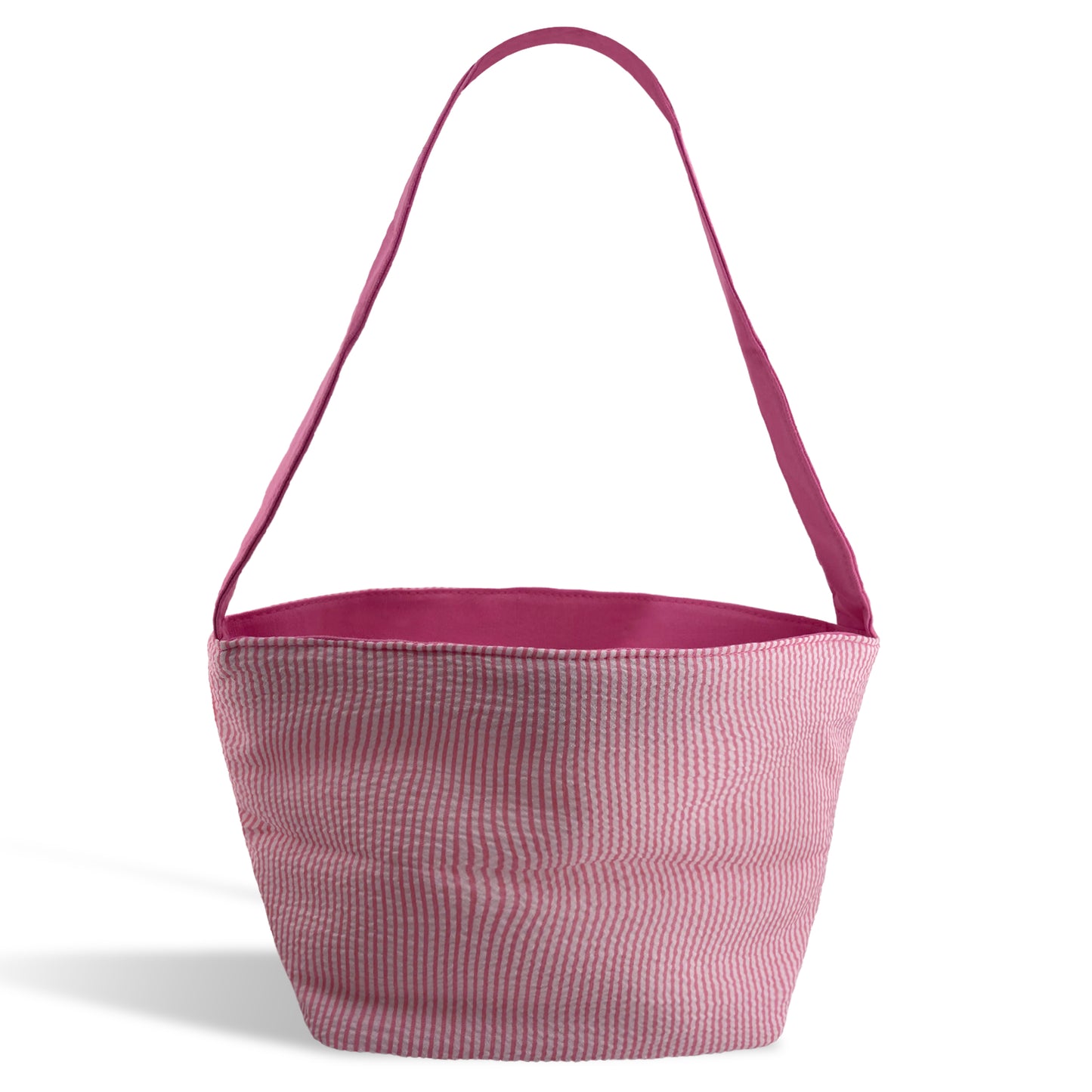 Seersucker Easter Bucket - Pink