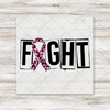 Fight Blocks Breast Cancer - DTF Transfer