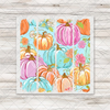 Fall Pumpkins Brushstroke Transfer - T-SHIRT SIZE