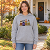 Faux Yarn Halloween Cats Transfer