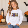 Faux Yarn Halloween Cats Transfer