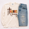 Faux Yarn Happy Thanksgiving Cross Transfer - T-SHIRT SIZE