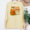 Faux Yarn Give Thanks To The Lord Transfer - T-SHIRT SIZE