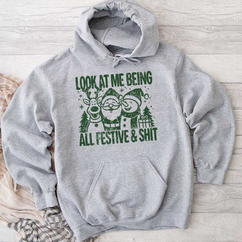 Festive & Shit T-Shirt Transfer