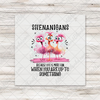 Shenanigans Flamingos DTF Transfer