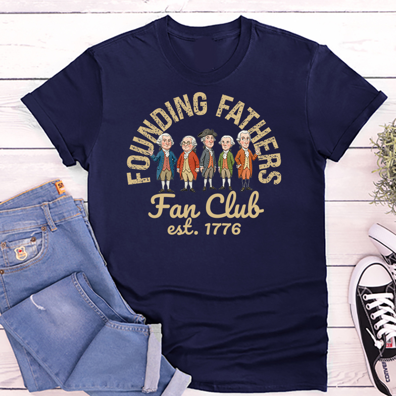 Founding Fathers Fan Club Transfer - T-SHIRT SIZE