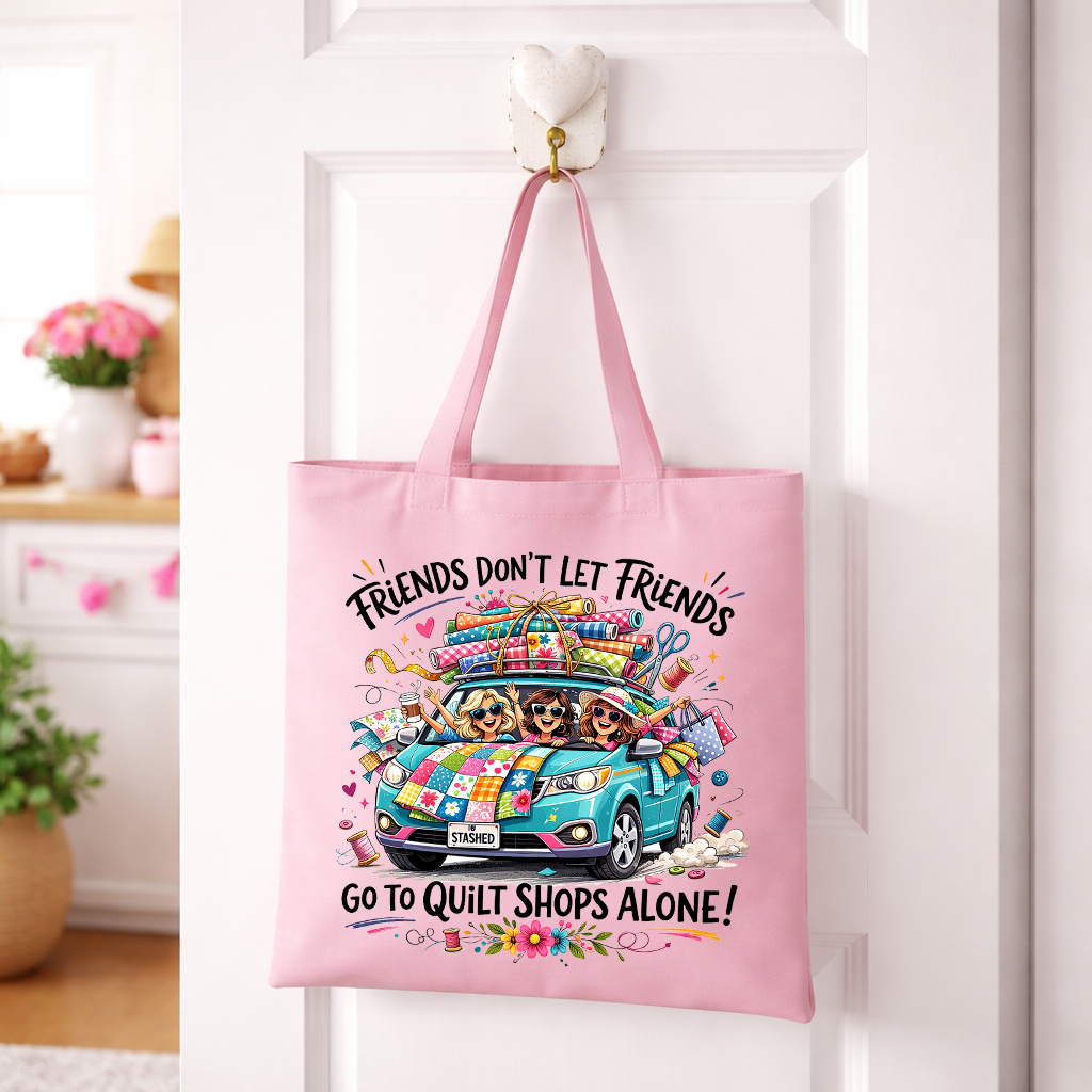 Friends Don't Let Friends Quilt Shop Transfer - T-SHIRT SIZE