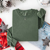 Comfort Colors Long-Sleeve Tee - Christmas Colors