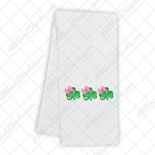 Watercolor Shamrock Trio DTF Transfer