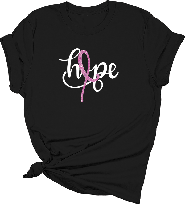 Glitter Hope DTF Transfer - T-SHIRT SIZE