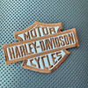 HD Bar & Shield Patch - WHITE BACKGROUND FABRIC