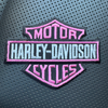 HD Bar & Shield Patch - BLACK BACKGROUND FABRIC