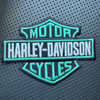 HD Bar & Shield Patch - BLACK BACKGROUND FABRIC