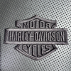 HD Bar & Shield Patch - BLACK BACKGROUND FABRIC