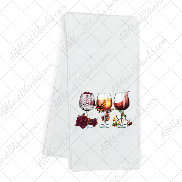 Hallow Thanksmas Wine DTF Transfer - TOWEL SIZE