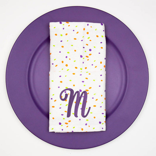 Halloween Confetti Napkin