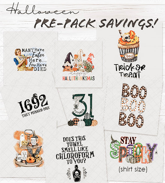 Halloween Transfers Savings Pre-Pack!