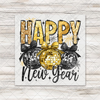 Happy New Year Disco Ball Trio Transfer