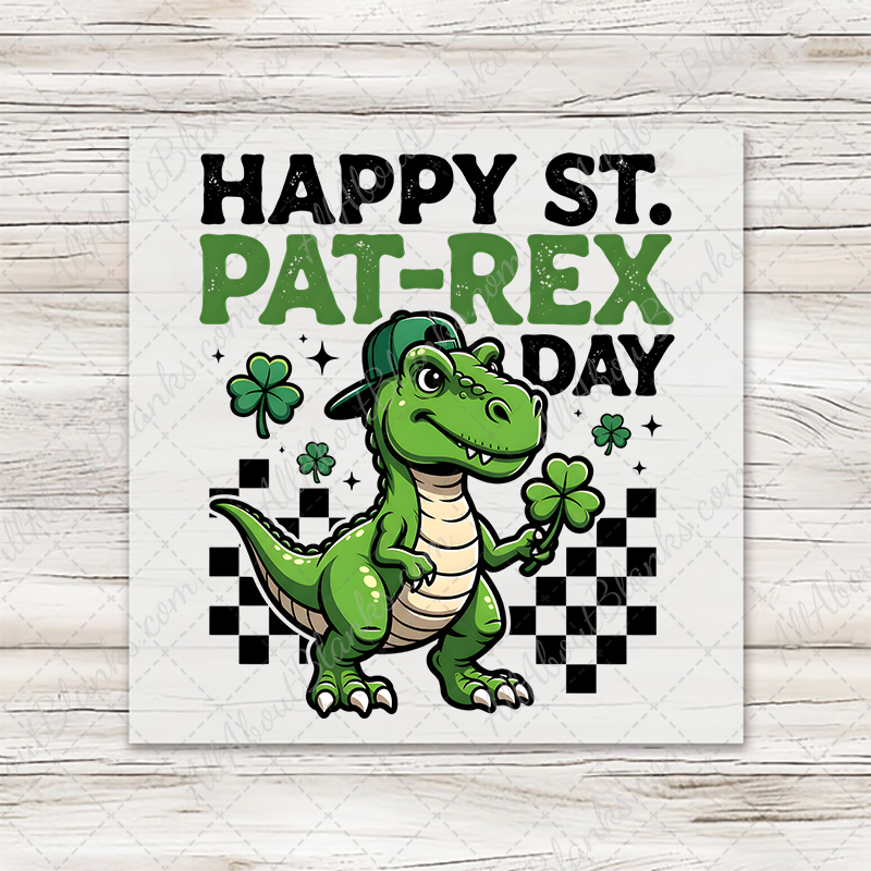 Happy St. Pat-rex Day Kids Transfer