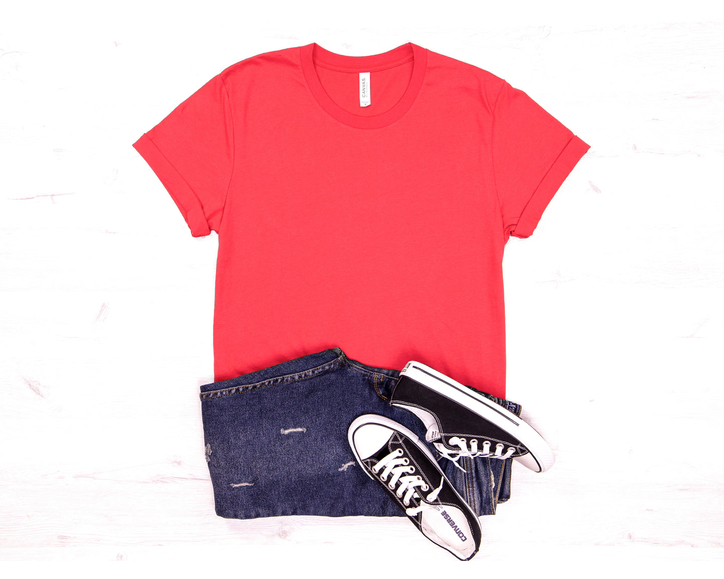 Next Level Unisex Tee - Heather Red