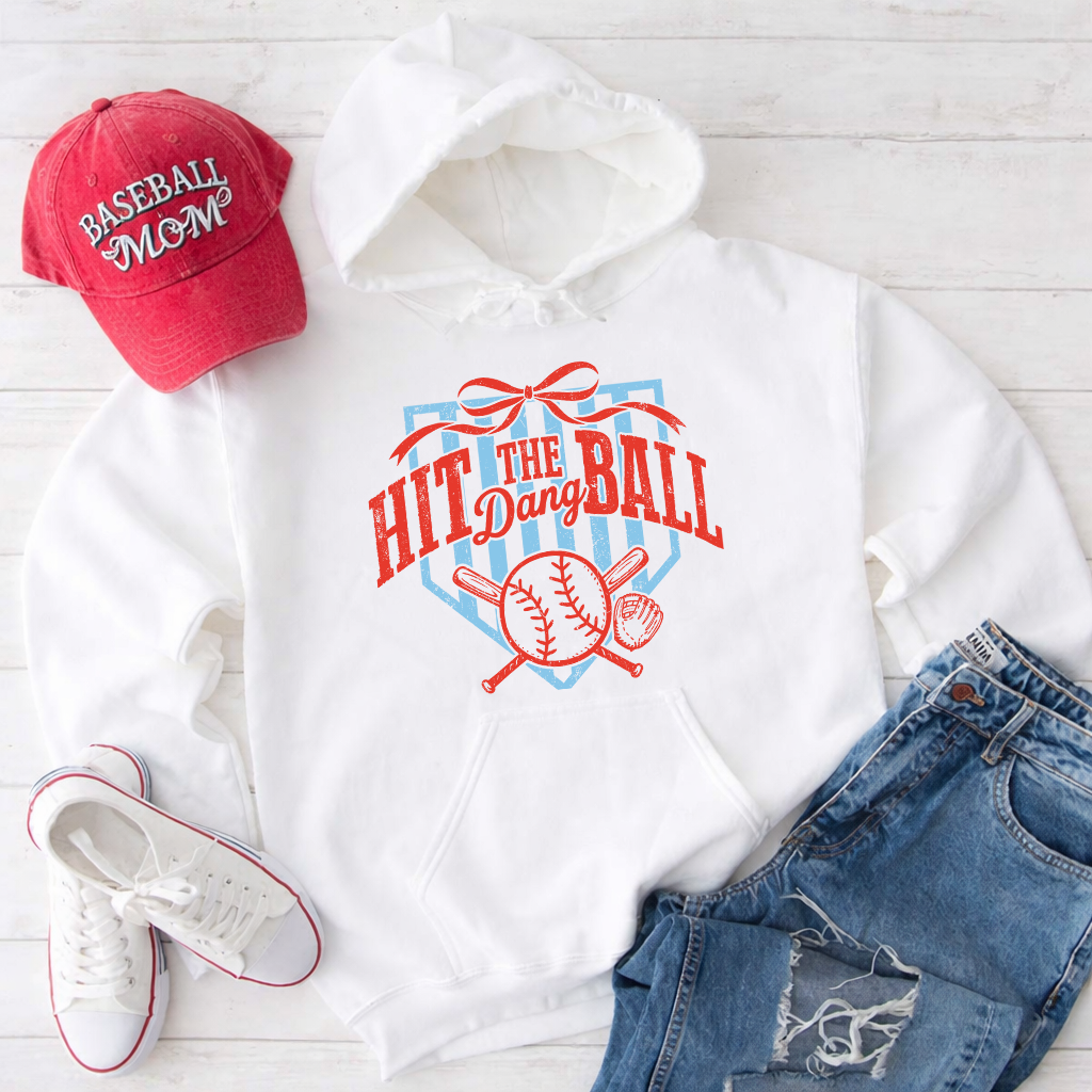Hit The Dang Ball Baseball Transfer