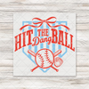 Hit The Dang Ball Baseball Transfer