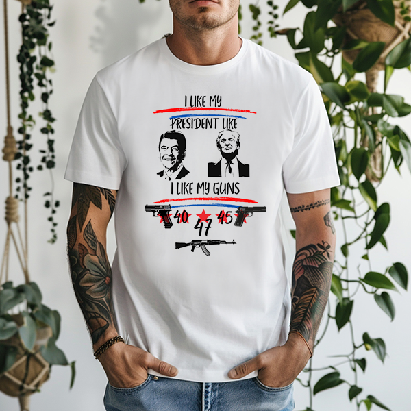 I Like My Presidents DTF Transfer - T-SHIRT SIZE