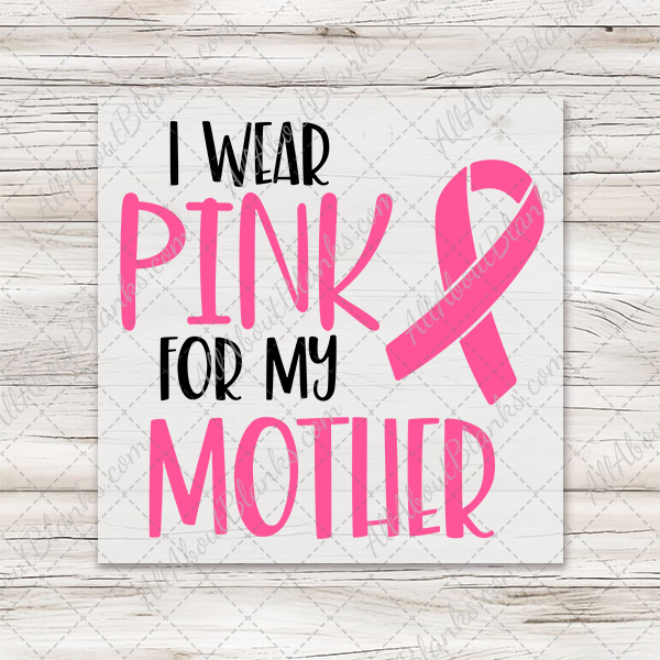 I Wear Pink For... Transfers - T-SHIRT SIZE