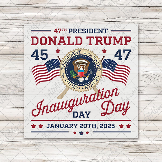 Inauguration Day 2025 DTF Transfer - T-SHIRT SIZE