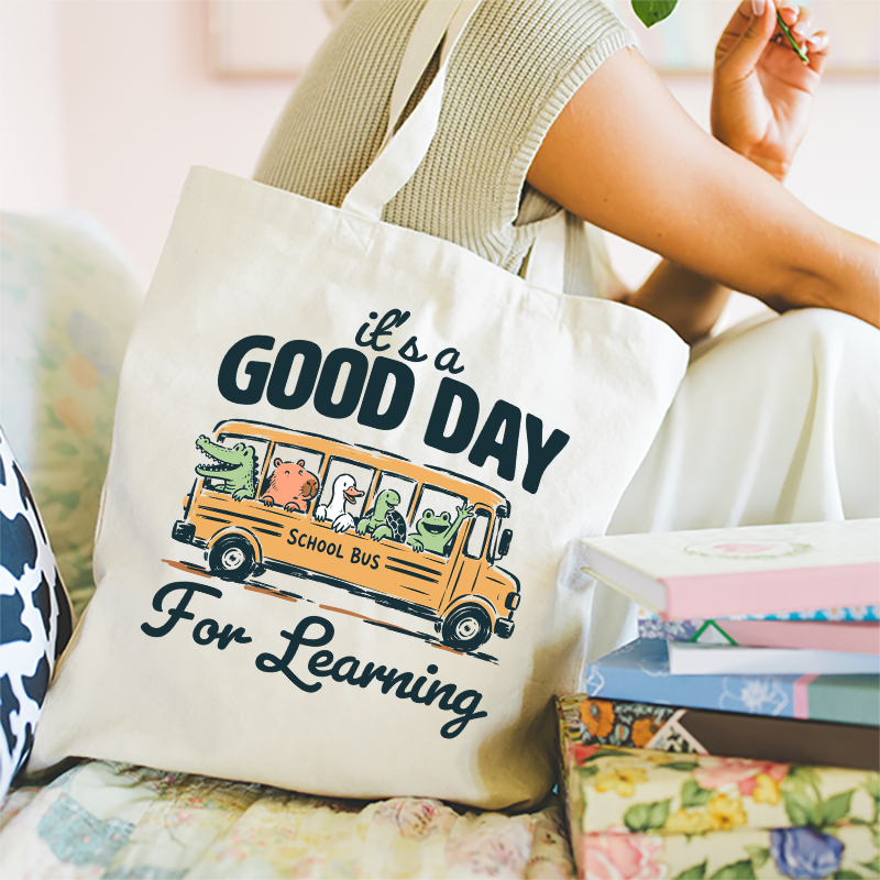 It's A Good Day For Learning School Bus T-Shirt Transfer