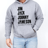 Jim Jack Johnny Jameson DTF Transfer - T-SHIRT SIZE