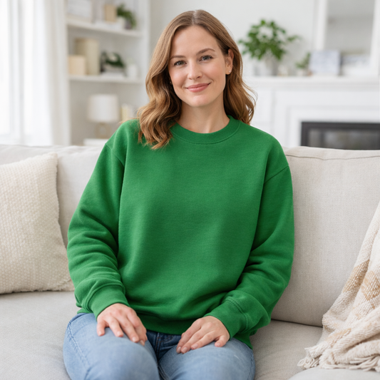 The Worlds Softest Sweatshirt - Kelly Green