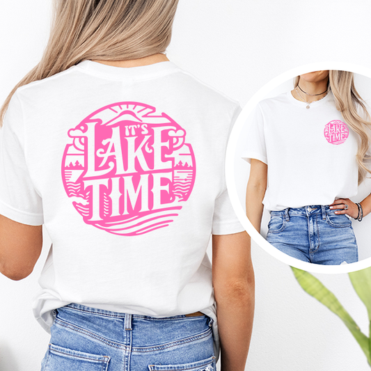 Lake Time Circle T-Shirt Transfer