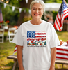 Land Of The Free Because Of The Brave Transfer - T-SHIRT SIZE
