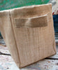 Large Burlap Storage Basket Bin