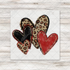 Leopard Hearts Totebag Supplies