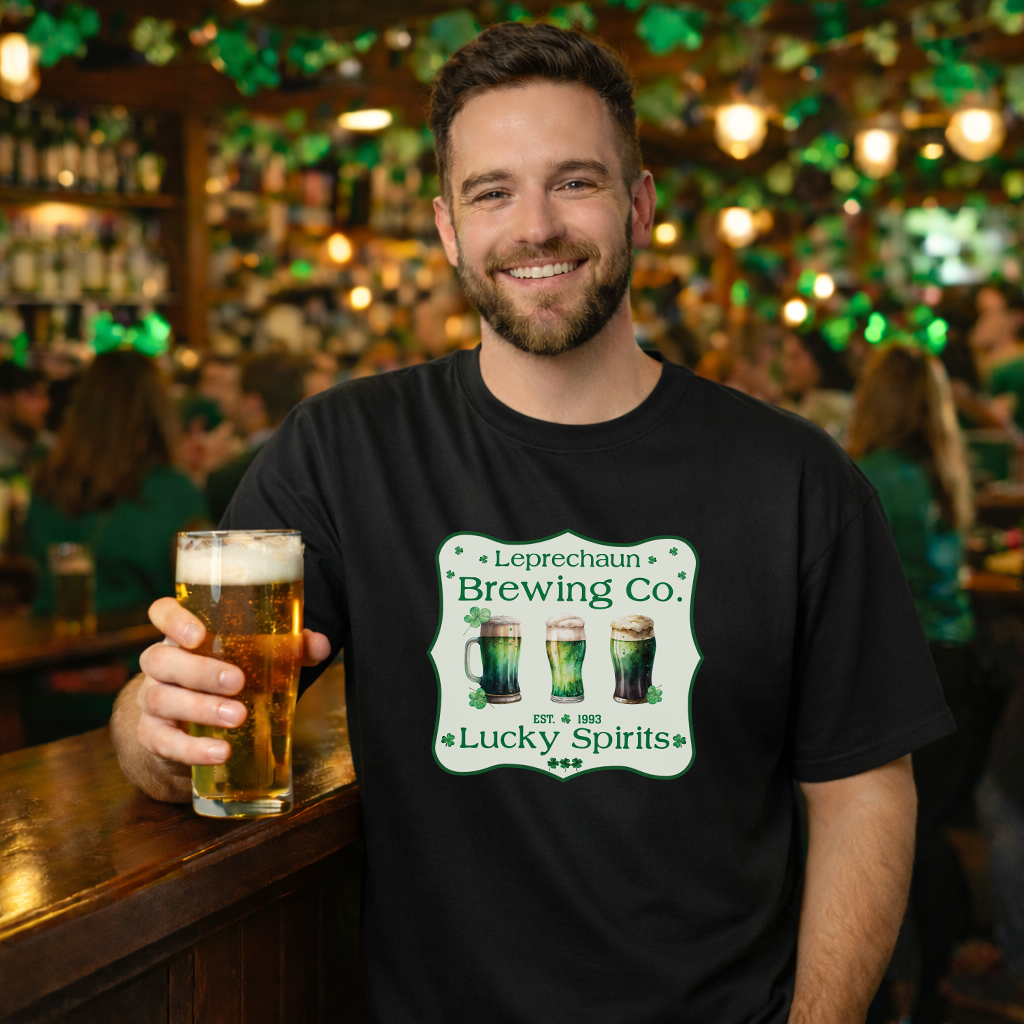 Leprechaun Brewing Co. Transfer - T-SHIRT SIZE