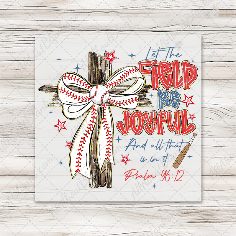 Let The Fields Be Joyful Baseball - ADULT TEE