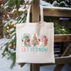 Let It Snow Faux Yarn Transfer