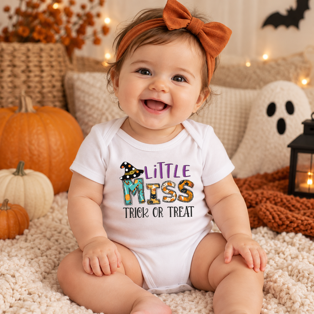 Little Miss Trick Or Treat Transfer
