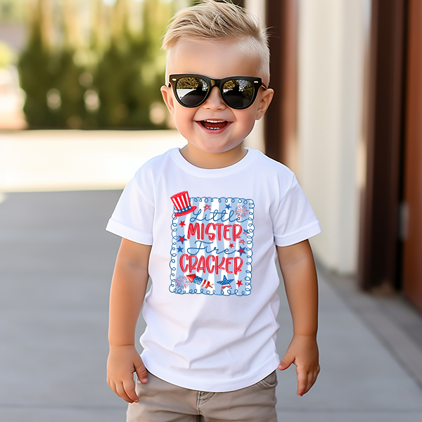 Little Mister Firecracker Transfer