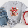 Lollipop Valentines Highland Cow Transfer