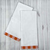 Vintage Gingham Trim Towels - Fall Assortment