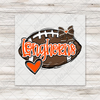 Longhorns Football With Bow Transfer