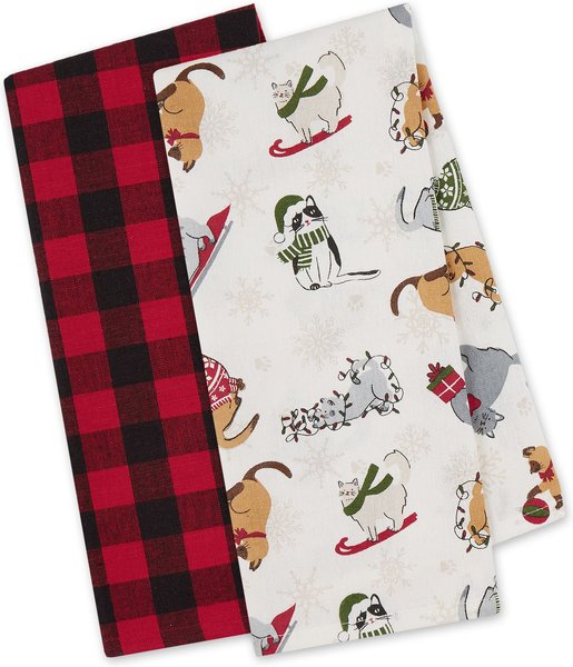 Meowy Christmas Kitchen Towel Set