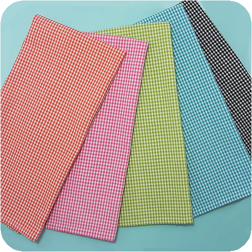 Dunroven House Mini-Check Brights Kitchen Tea Towels