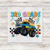 Monster Trucks Back To School Transfers
