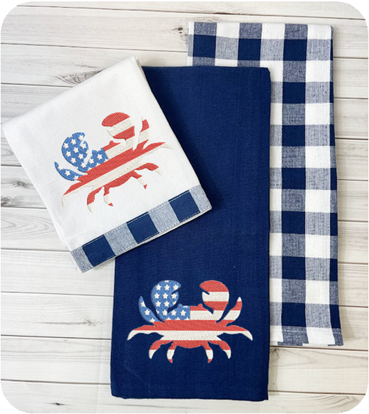 Navy Kitchen Towel Collection