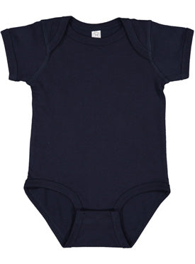 Fine Jersey Ribbed Knit Baby Onesie