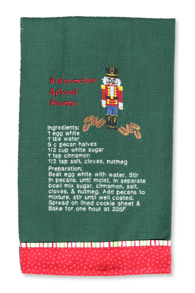 Holiday Recipe Machine Embroidery Design Collection